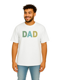 Derada Oversized Pure Cotton Unisex White T Shirt - Dad