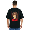Derada Oversized Pure Cotton Unisex Black T Shirt - Titan Attack 10