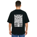 Derada Oversized Pure Cotton Unisex Black T Shirt - Titan Attack 17