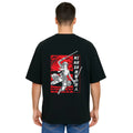 Derada Oversized Pure Cotton Unisex Black T Shirt - Titan Attack 21