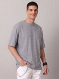 Boxy unisex Tshirt -Grey color
