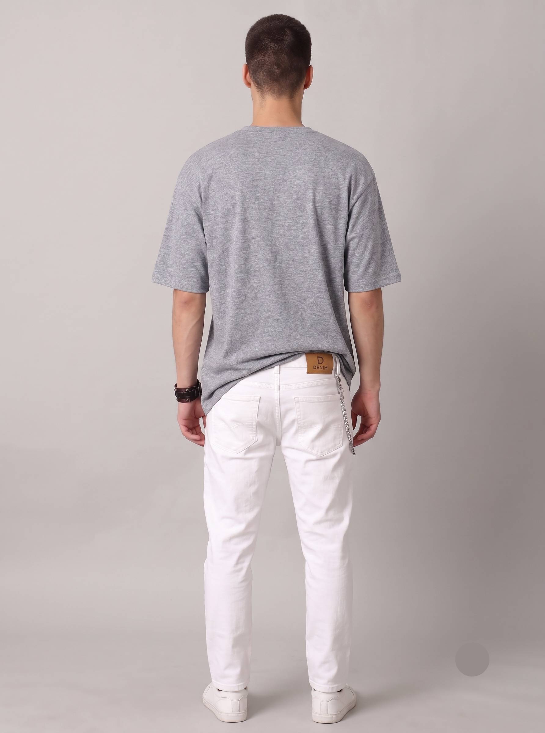 Greay color t-shirt Cotten blend 180 gsm ( 5 pc) - Store Pickup price
