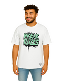 Derada Oversized Pure Cotton Unisex White T Shirt - Motivational 5
