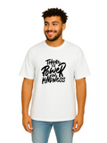 Derada Oversized Pure Cotton Unisex White T Shirt - Motivational 6