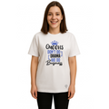 Derada Oversized Pure Cotton Girls White T Shirt - QUEEN