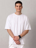 Boxy unisex Tshirt - White Color