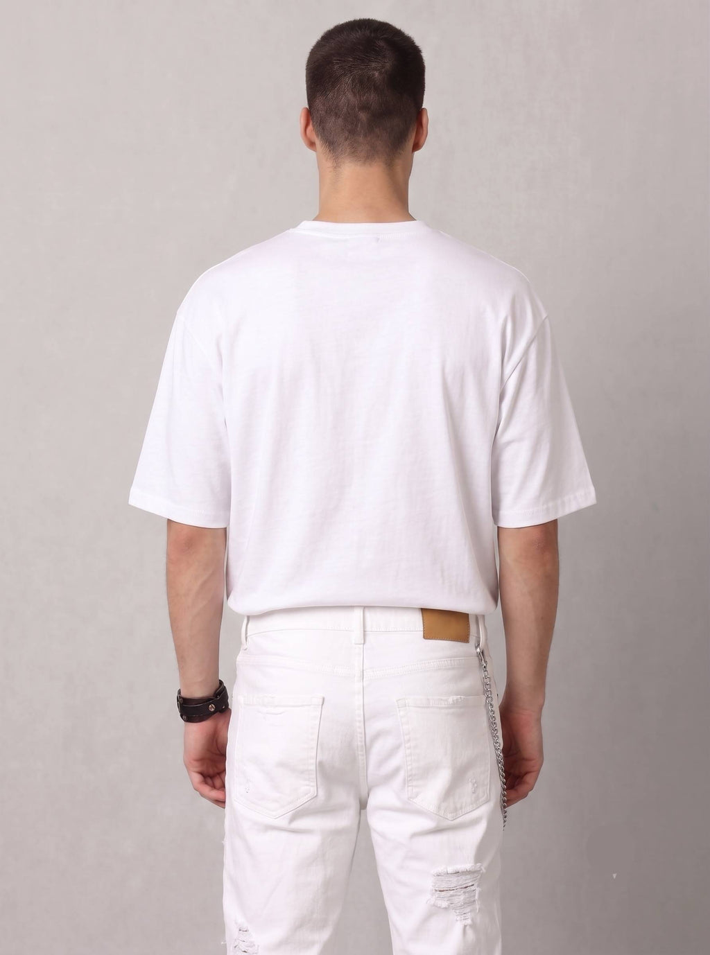 Boxy unisex Tshirt - White Color