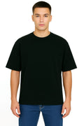 Derada Oversized Pure Cotton Unisex Black Custom T Shirt